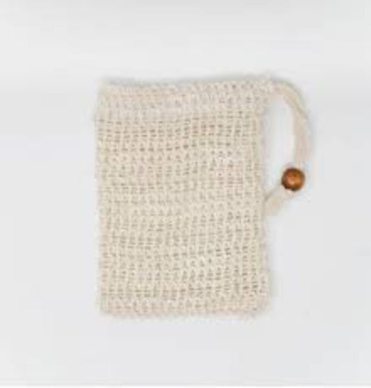 Soap Pouch-Burlap Bag for Creating a Rich Lather