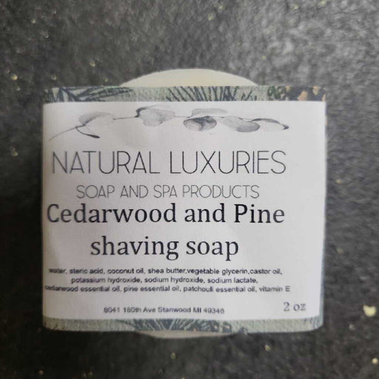 Cedarwood and Pine Shaving Soap